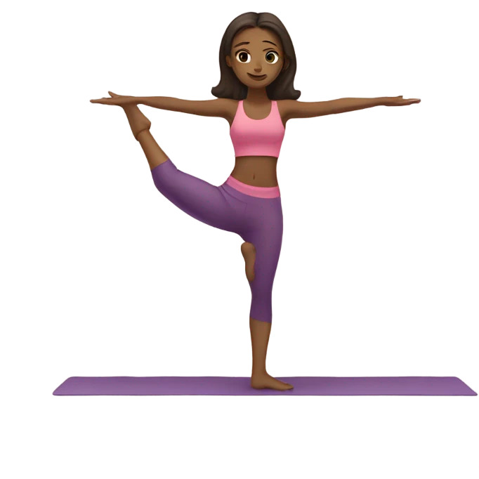 Yoga girl emoji