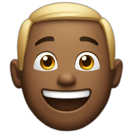 Happy while playing game emoji