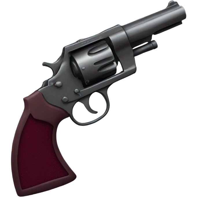 burgundy revolver emoji