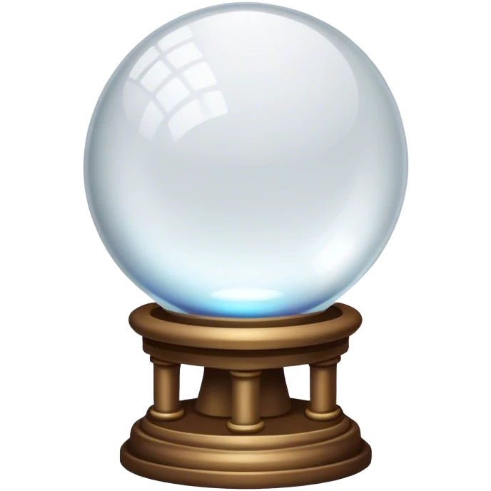 crystall ball on the small stand emoji