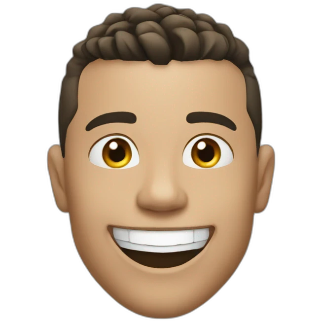 Smile Ronaldo  emoji