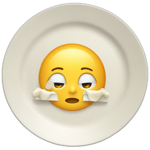 cute-plate-thinking-of-problem emoji