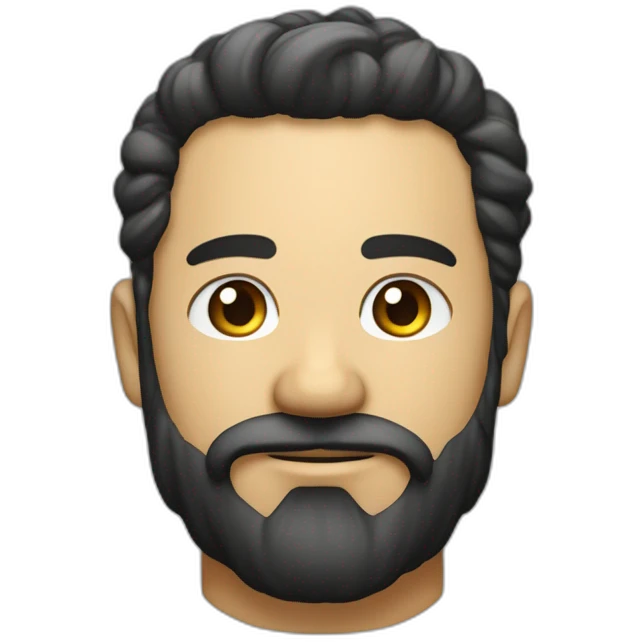 Faça um garoto moreno de cabelo cacheado das pontas loiras,com brinco dourado,e uma regata preta  emoji