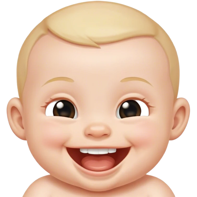 Laughing baby  emoji