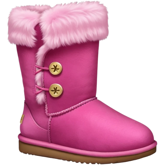Pink uggs emoji