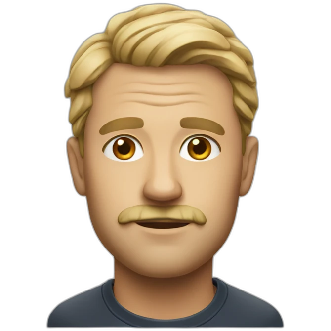 bold man from Denmark emoji