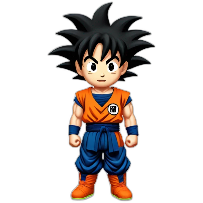 Son Goku qui boit un coca emoji