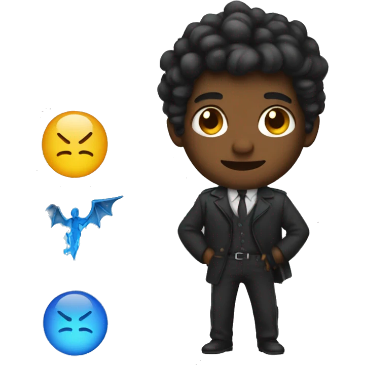 half angel half devil emoji