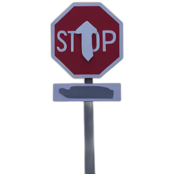 stop sign emoji