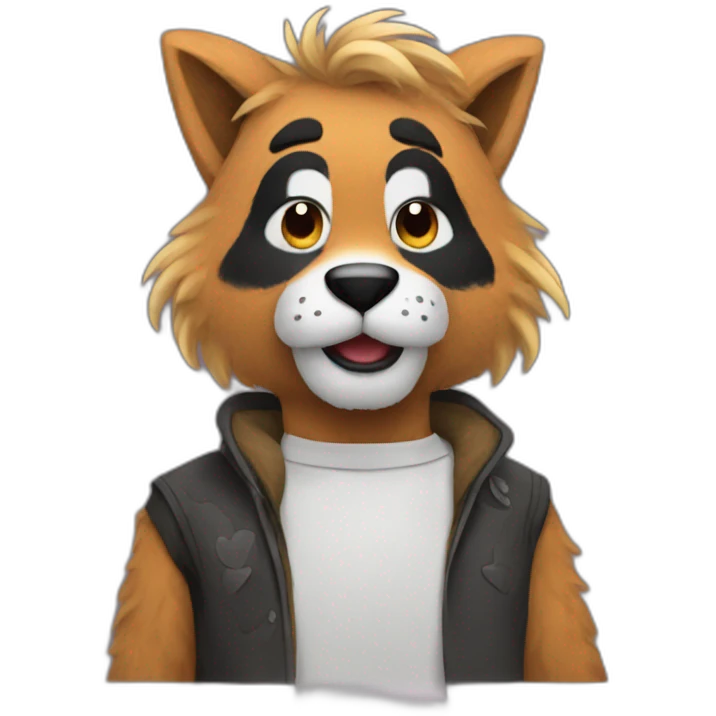man in a FURSUIT emoji