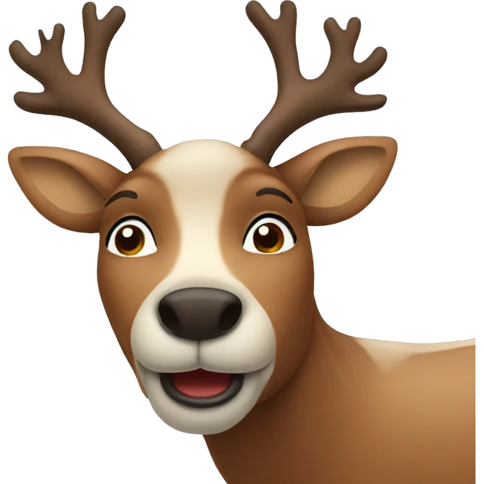 reindeer  emoji