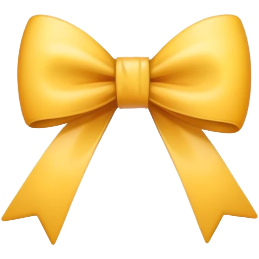 cute small bow emoji