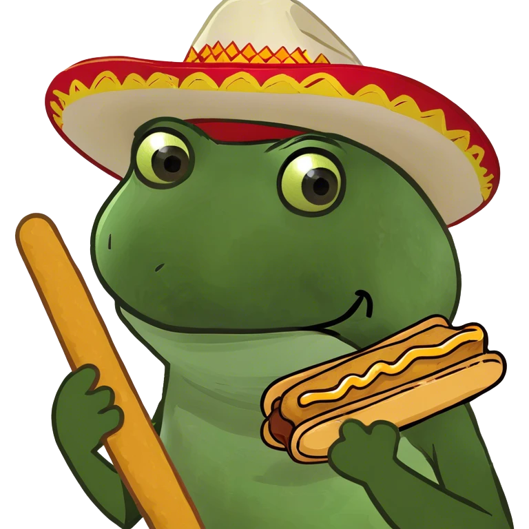 Mickey eating churro emoji