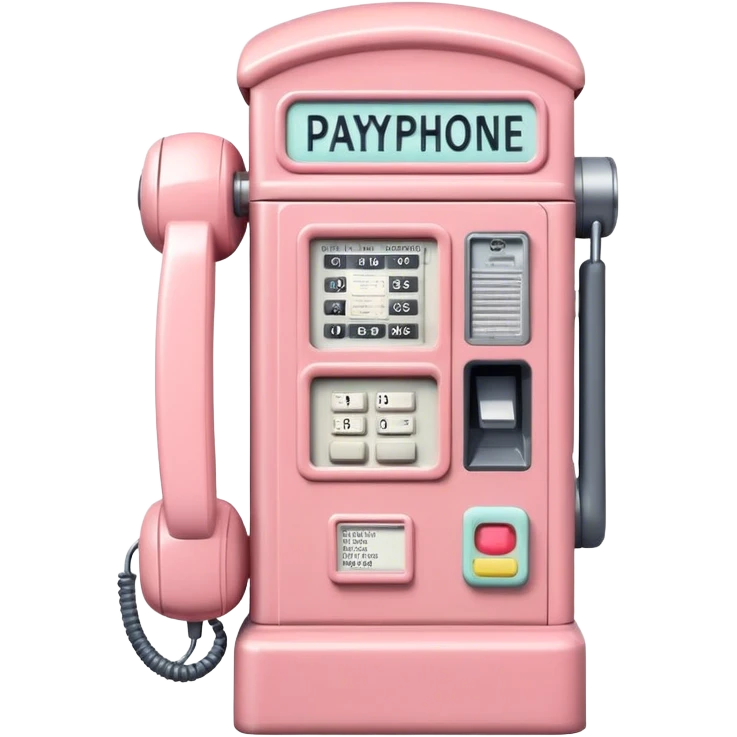 pastel london payphone emoji