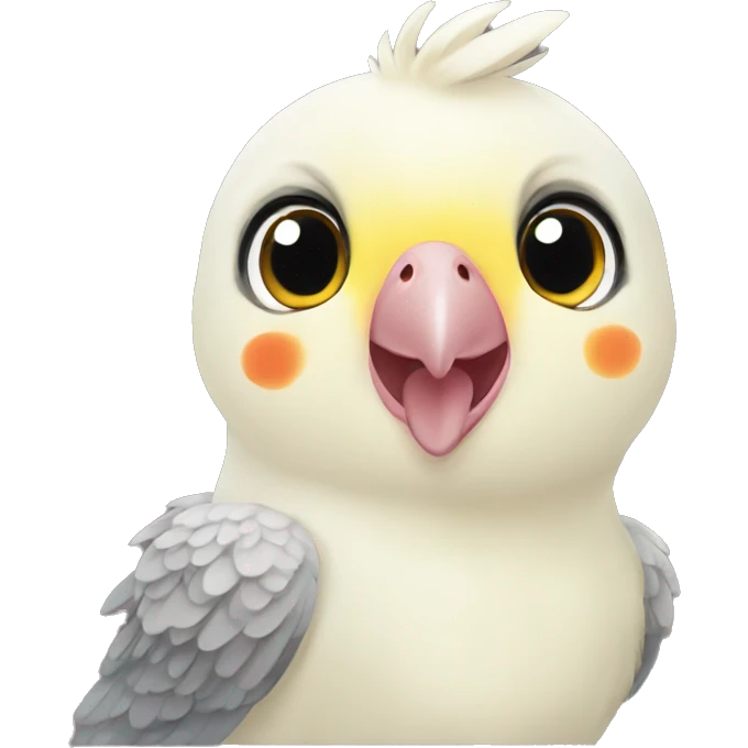 Cockatiel cute emoji