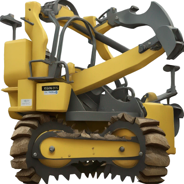 wood skidder machine emoji