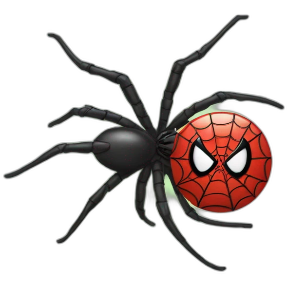 Spider on Spiderman's suit emoji