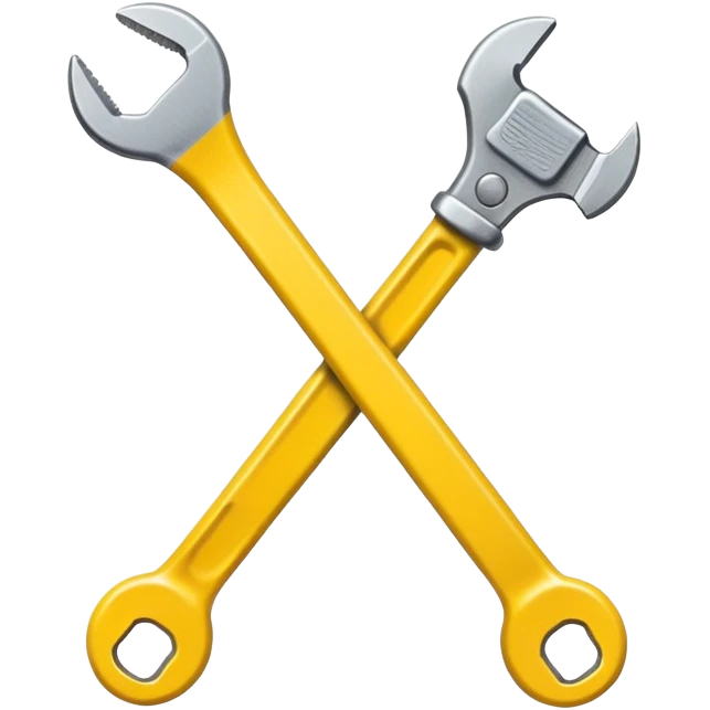 small yellow wrench emoji