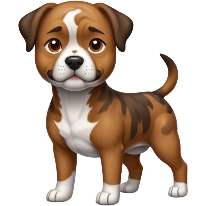 Brindle dog  emoji