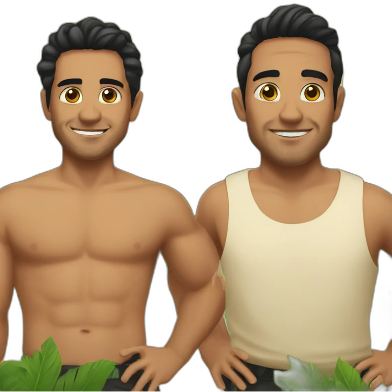 island boys, Franky Venegas and Alex Venegas emoji