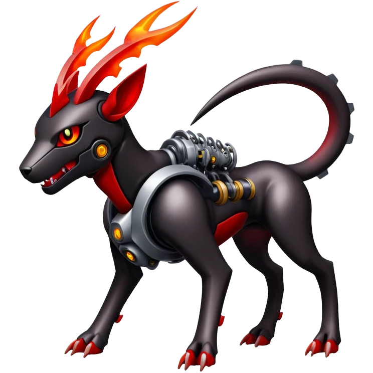 Houndoom-Genesect-Pokémon-Fakémon-hybrid-creature emoji