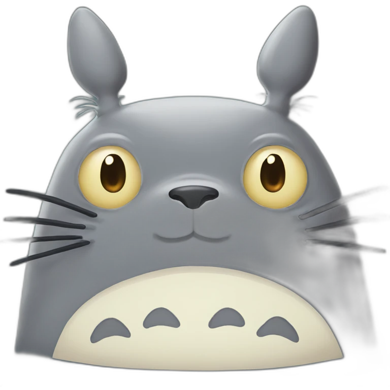 totoro face emoji