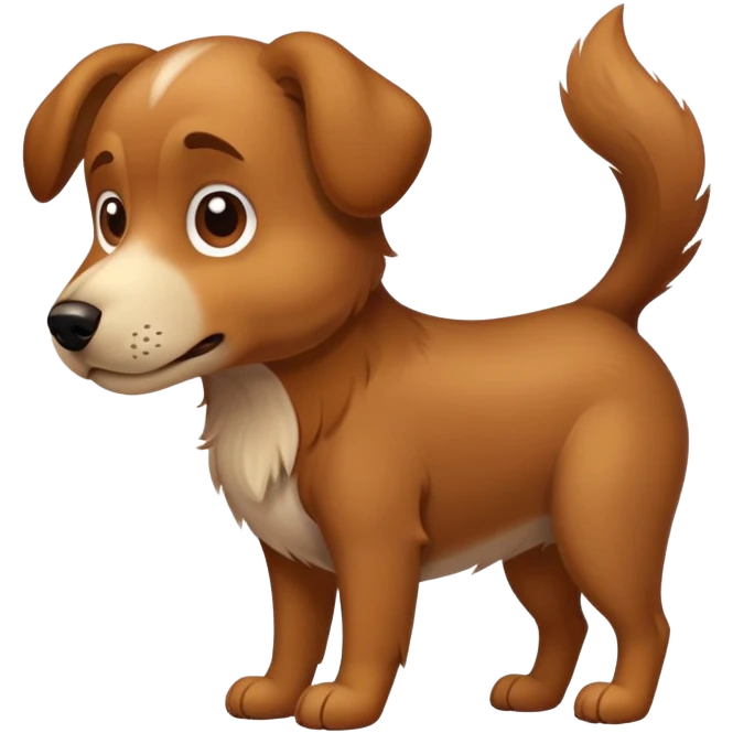 Dog with big hard penis emoji