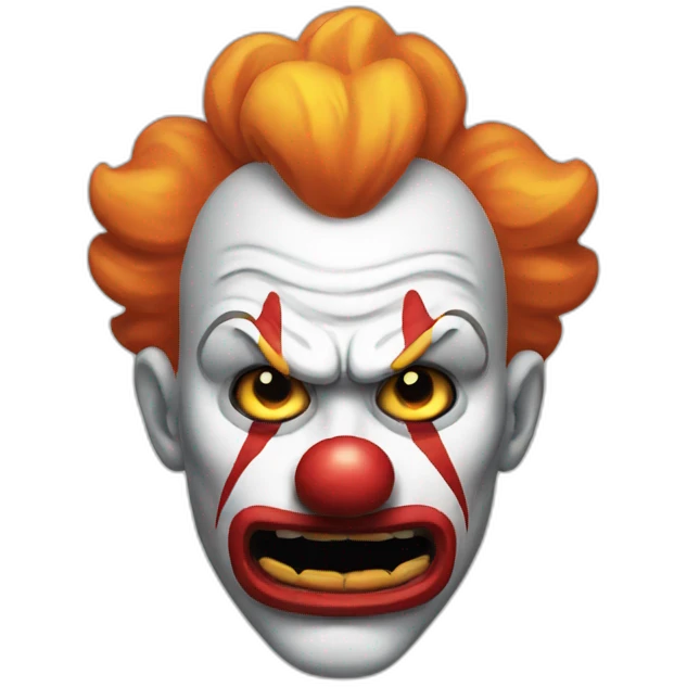 angry clown emoji