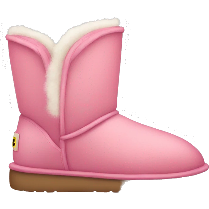 Pink uggs emoji