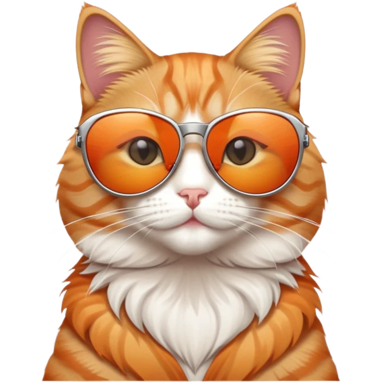 Cat wearing sunglasses emoji