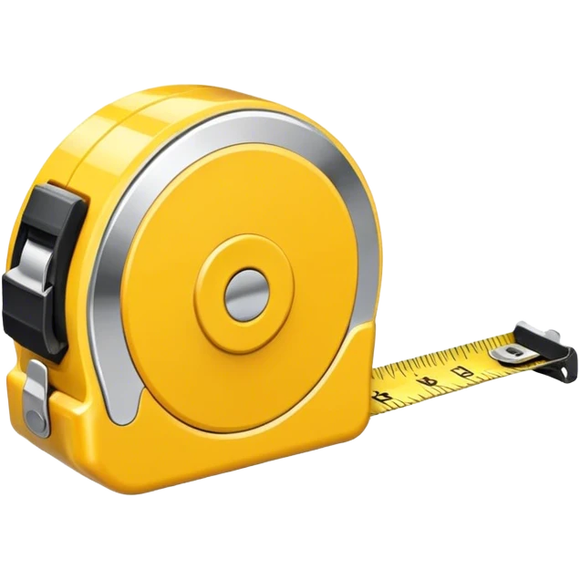 Tape measure emoji