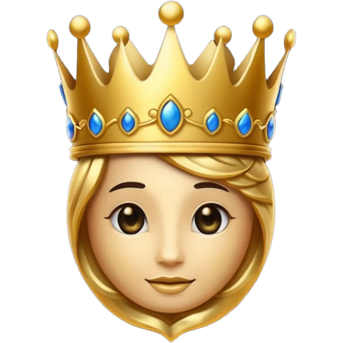 luxury black and gold emoji with royal crown, ornate golden swirls, premium VIP style, elegant and glossy, dark background, glowing edges, rich and exclusive look, suitable for Telegram emoji pack emoji