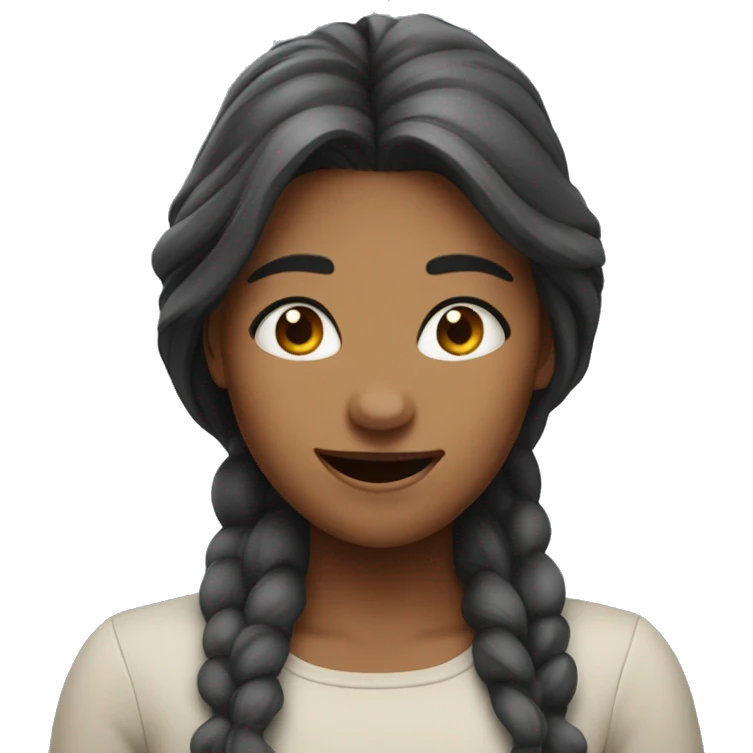 smail animation girl charactor emoji