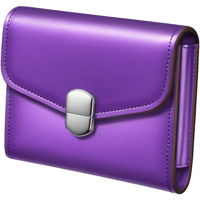 glitter purple wallet emoji