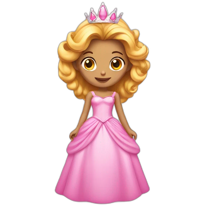 Pink princess  emoji