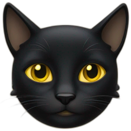 Chat noir emoji