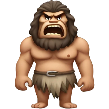 angry caveman emoji