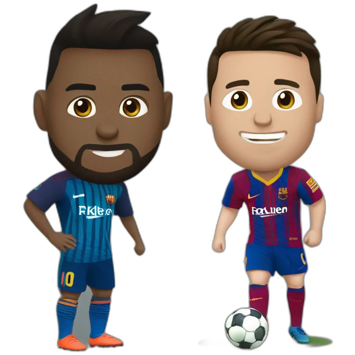 Messi vs Ronaldo emoji
