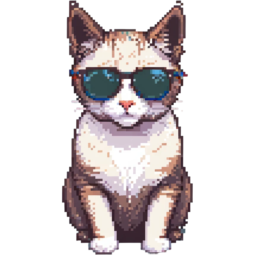 cat wearing sunglasses emoji