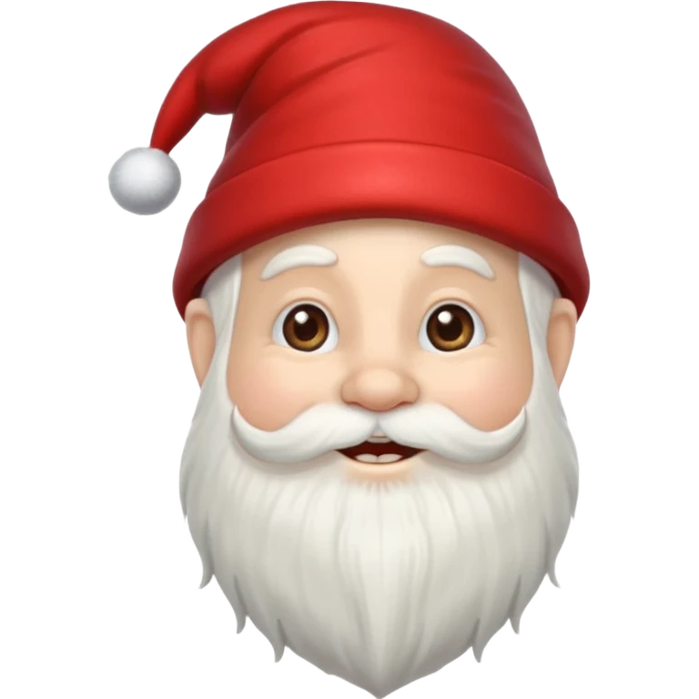 Новогодний гномик смешной emoji