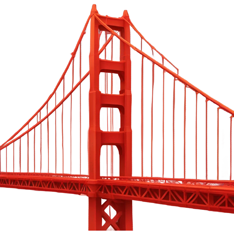 Golden Gate Bridge, San Francisco emoji