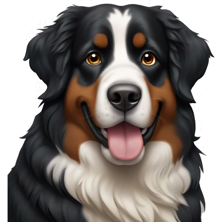 Bernese mountain Dog emoji