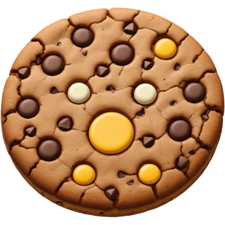 brown cookie emoji