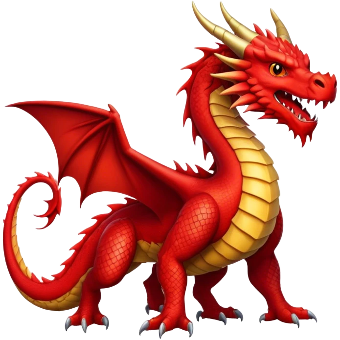 red Dragon Full Body emoji