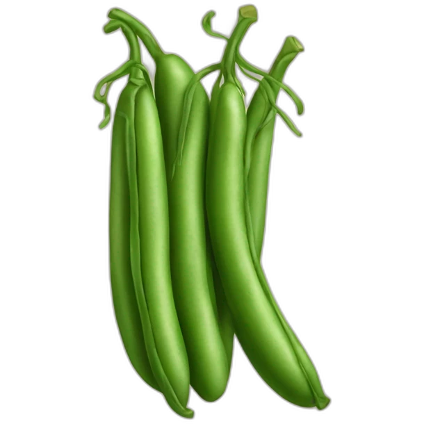 Green beans with potato emoji