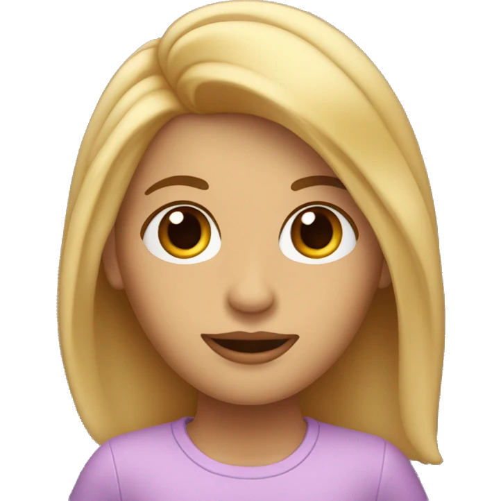 Memoji con el pelo de lado piel clara y ojos cafés oscuros  emoji