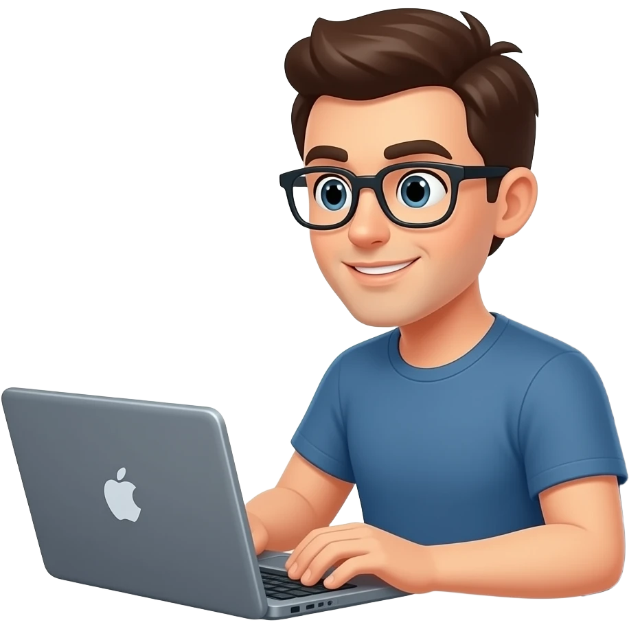 a programmer on coding emoji