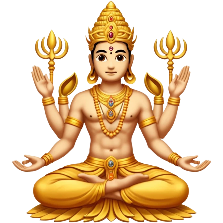 combined form of Bhagwan Vishnu 10 avatars. emoji