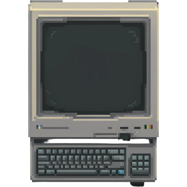 Old computer monitor emoji