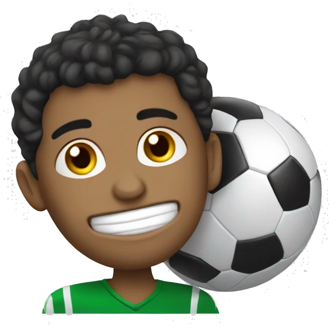 @nohelmadrid jugando al futbol emoji